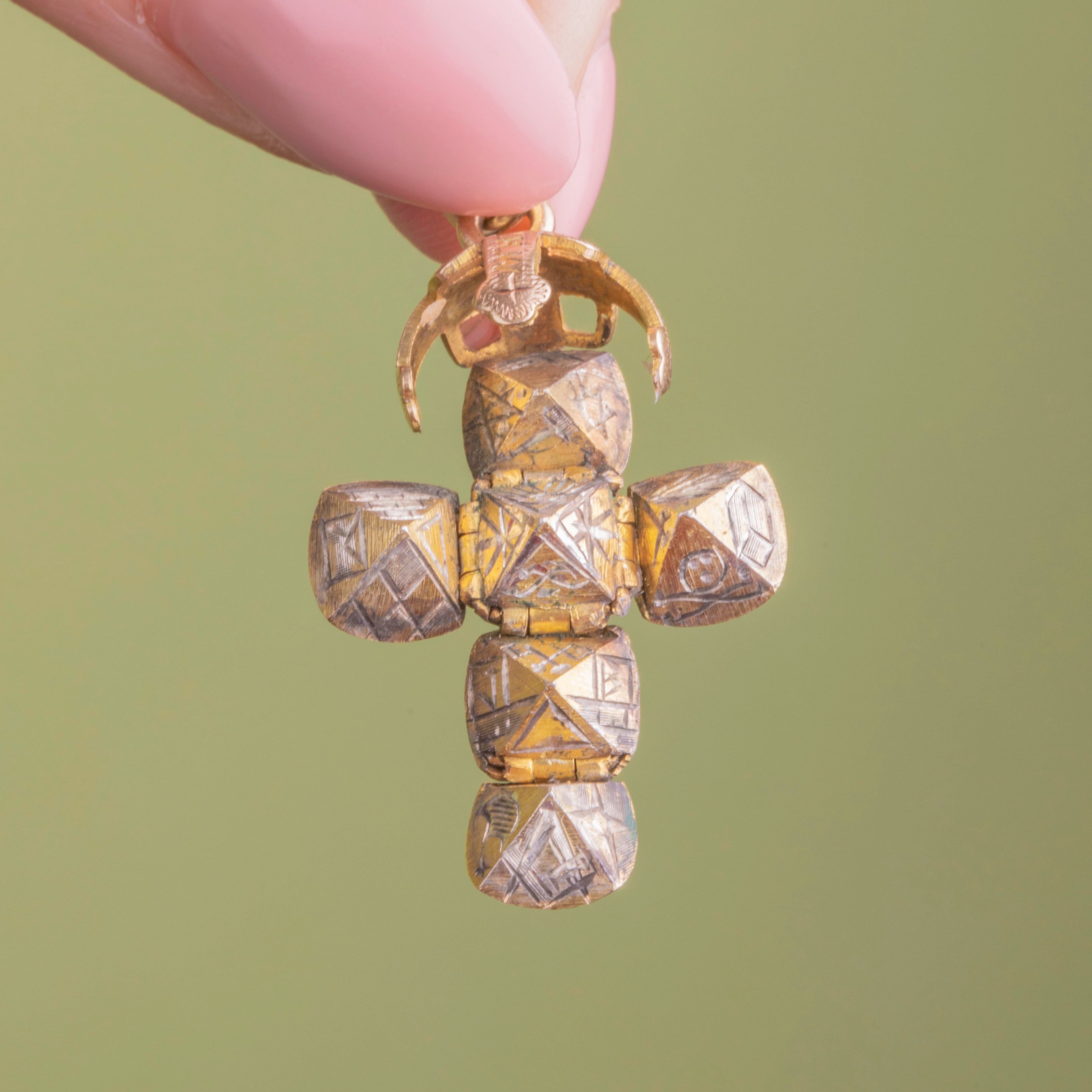 Small Masonic Orb Charm - Main Image