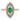 Edwardian 18ct Gold Emerald Diamond Panel Ring, 0.61ct Emerald