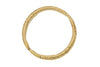 Georgian Solid 9ct Gold Engraved Split Ring, 19mm