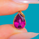Antique 18ct Gold Pear-Shaped Garnet Charm, 0.95ct