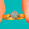 18ct Gold Diamond Solitaire Engagement Ring, 0.20ct