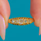 Antique 18ct Gold Old Cut Diamonds Five Stone Ring