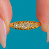 Antique 18ct Gold Old-Cut Diamond Five Stone Ring