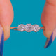 Front of three graduated Diamonds (A0285)