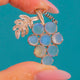 Moonstone grape pendant, front