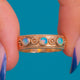 Front of three Opals and rosettes (A0393)