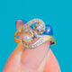 Pearl and Diamond twist front (A0536)
