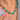 Sea-green Paste rivière, close view worn at the neckline