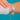 Bright Silver Engraved Bangle, Rose Gold Flora and Fauna Detail, close worn view of engraved foliage