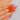 Beautiful Georgian 9ct Gold Carnelian Pendant, held close-up