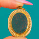 Striking Antique 9ct Gold Bloodstone Engraved Locket