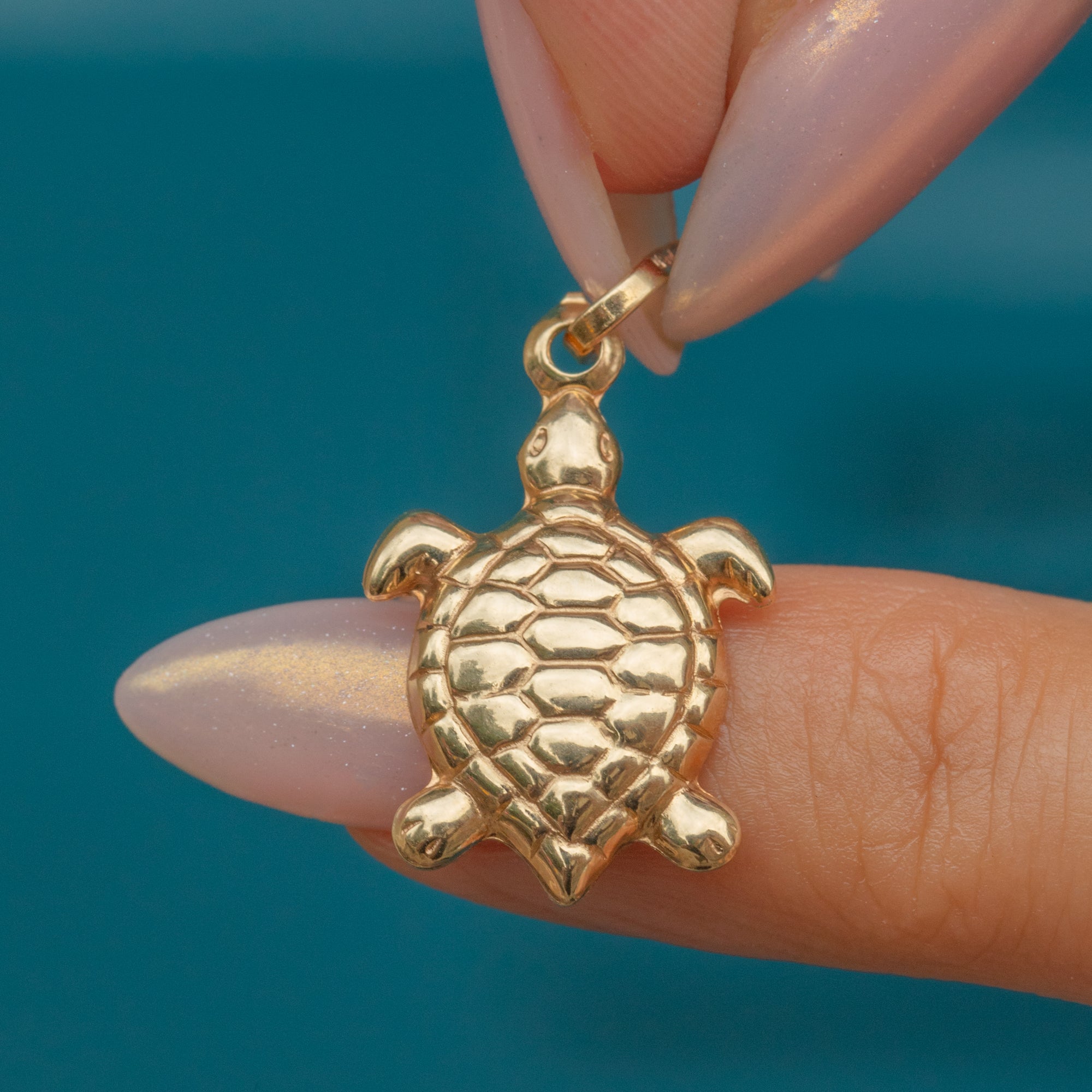 Turte Gems 9ct Gold Turtle Charm