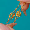 Victorian 9ct Gold Turquoise & Pearl Longuard Chain