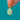 Art Deco 9ct Gold Opal Cabochon Charm -1.30ct Opal