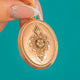 Edwardian French Gold Cased Pearl Flower Locket