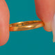 Art Deco 22ct Gold Wedding Band Ring, Dated 1937