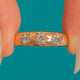 0.50ct Antique 18ct Gold Old Mine-Cut Star-Set Gypsy Ring