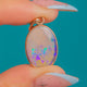 Charming Antique 9ct Gold Bezel-Set Opal Pendant