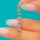 Aesthetic Victorian Rose-Cut Diamond Dangle Charm, 0.40ct