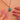 Antique 9ct Gold Turquoise Matrix Charm, close-up worn at the neckline