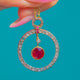 FRENCH 18ct Gold Belle Epoque Ruby & Diamond Pendant, 2.00ct Natural Ruby
