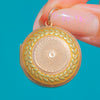 Georgian 15ct Gold Laurel Wreath Pomander Vinaigrette Locket