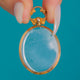 Hallmarked English 9ct Gold Oval Picture Locket, Dated 1912