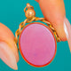 Antique 9ct Gold Sardonyx Oval Swivel Spinner Fob c.1918