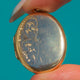 Edwardian 9ct Gold Engraved Puffy Oval Locket