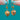 Victorian 9ct Gold Faceted Puffy Heart Earrings