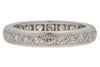 Art Deco 14ct White Gold Diamond Eternity Ring, 0.50cts