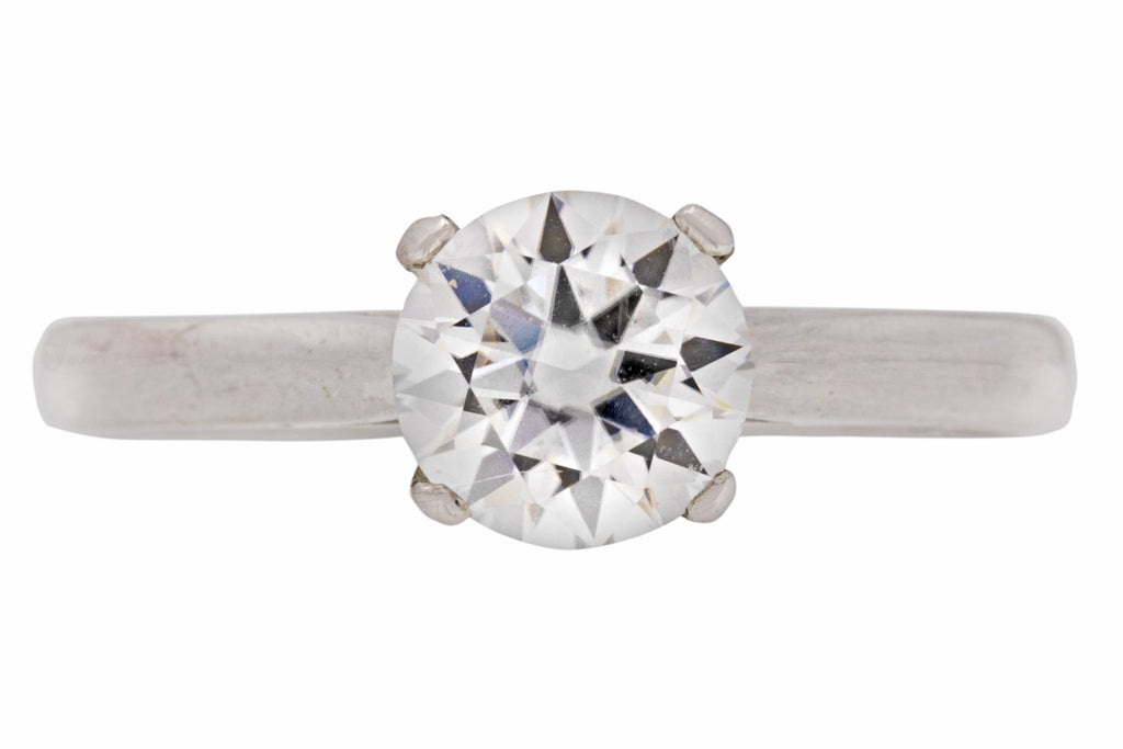 18ct White Gold Cubic Zirconia Ring (1.45ct)