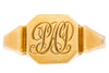 9ct Gold Signet Ring, 'PHP'