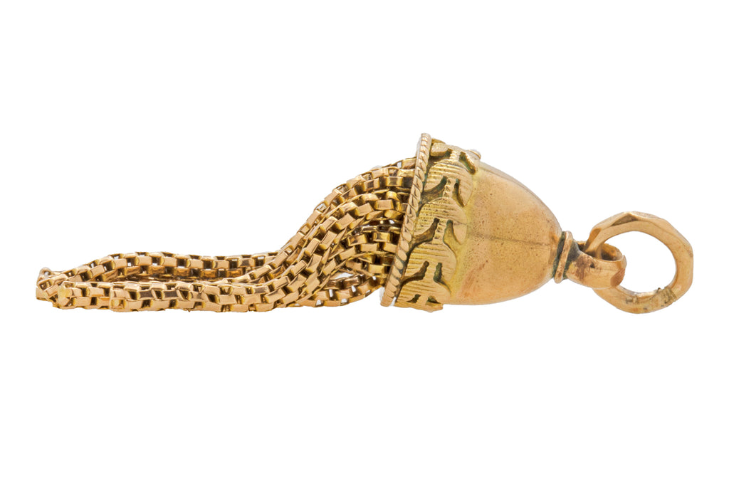Antique 9ct Gold Tassel Pendant