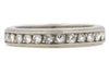 Antique French Platinum Diamond Eternity Ring, 0.70ct (K.5 / 5 & 3/8)
