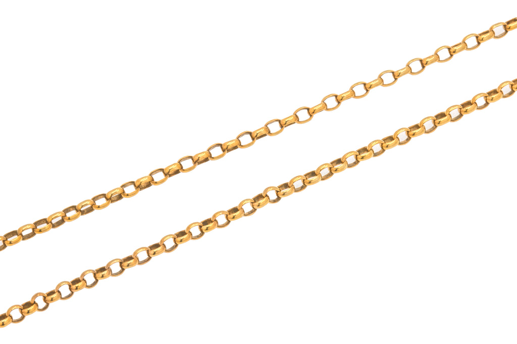 Antique 9ct Gold Belcher Chain, 7.8g