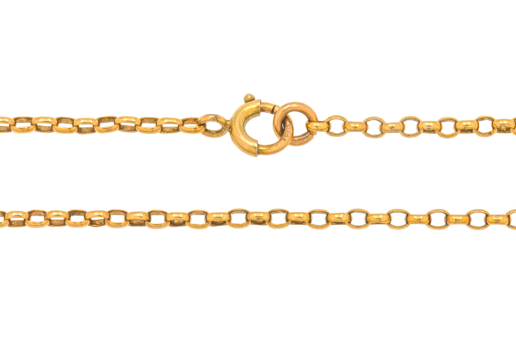 Antique 9ct Gold Belcher Chain, 7.8g