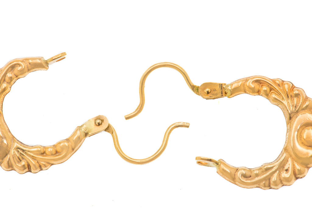 Mini 9ct Gold Creole Hoop Earrings