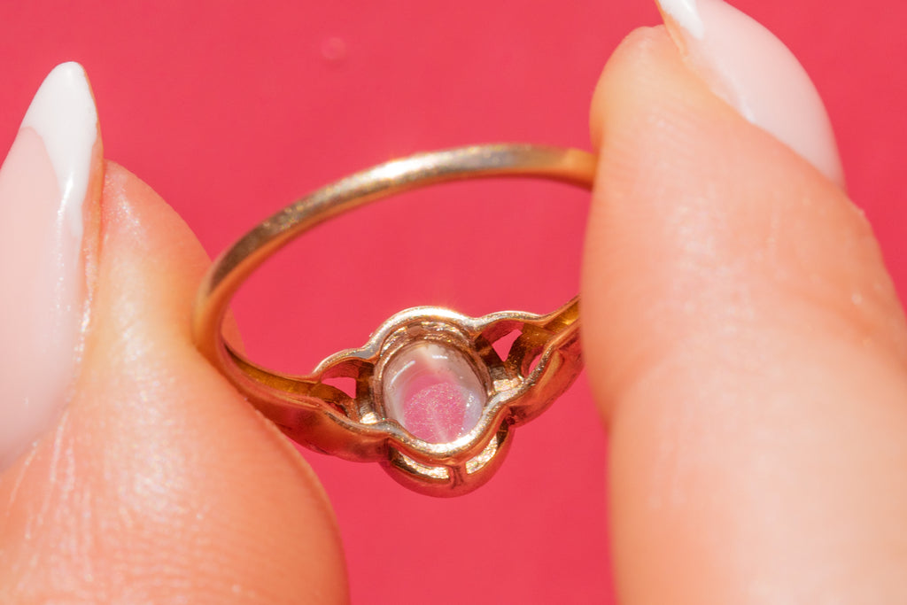 Antique 9ct Gold Moonstone Ring, 0.70ct