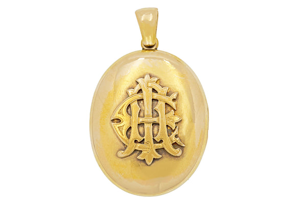 Victorian 15ct Gold Amity Eternity Infinity Locket – Lillicoco