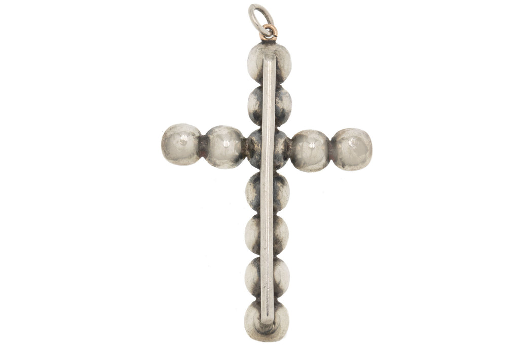 Georgian Silver Paste Cross Pendant