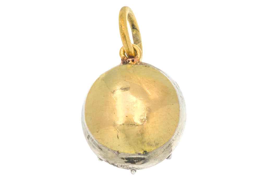 Georgian French 18ct Gold Silver Paste Charm