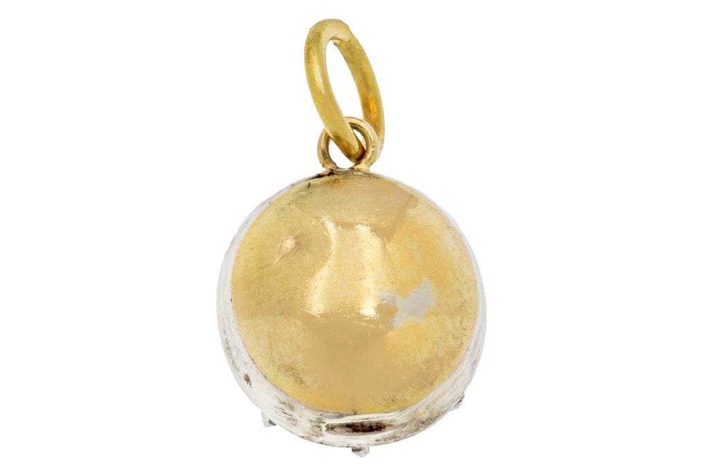 Georgian French 18ct Gold & Silver Paste Charm