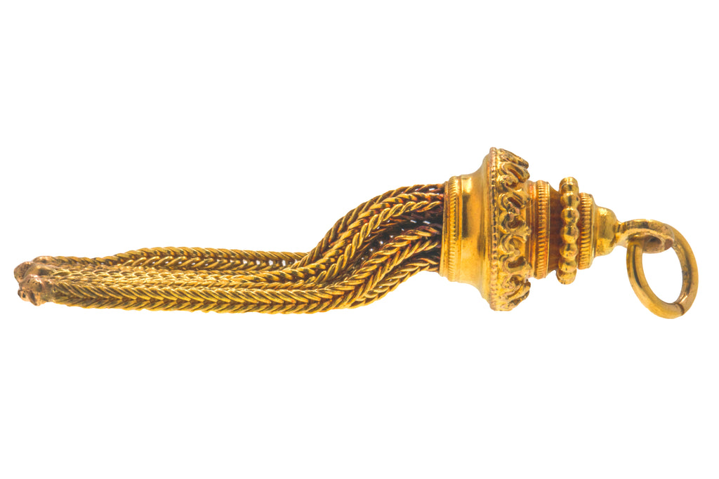 Victorian 9ct Gold Tassel Pendant