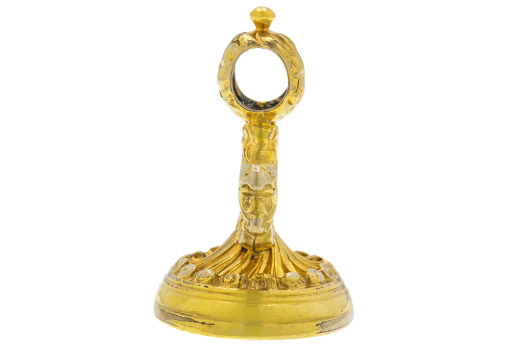 Victorian 9ct Gold Cased Carnelian Fob Pendant