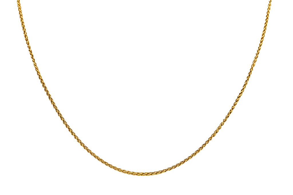 Antique 9ct Gold Foxtail Chain, 3.9g