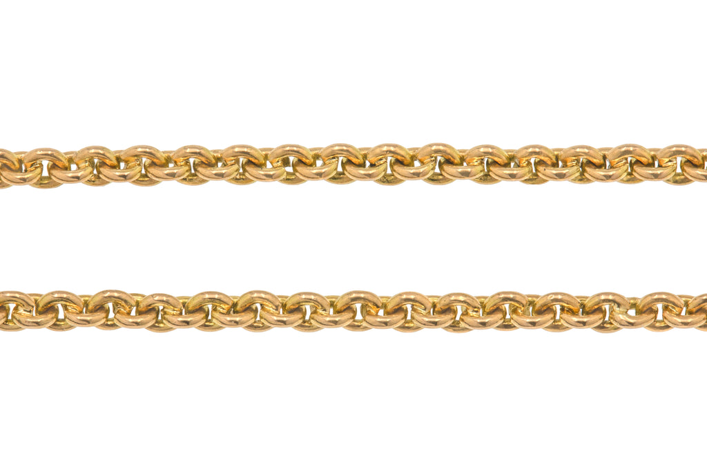 16" Antique 18ct Gold Chain, 6.3g