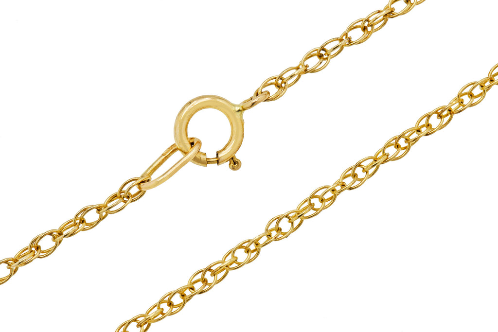 18" 9ct Gold Prince Of Wales Chain, 1.5.g