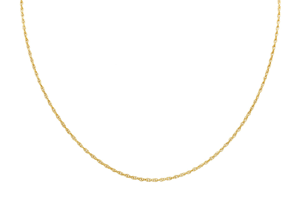 18" 9ct Gold Prince Of Wales Chain, 1.5.g