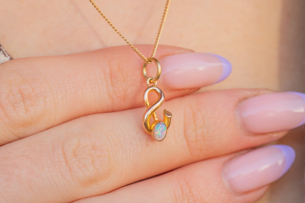 Antique 15ct Gold Opal Charm